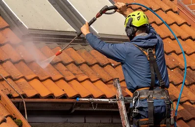 Démoussage et hydrofuge de toiture à Tignac